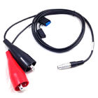 Red And Black Head 5 Pin Power Cable , Leica Total Station Cable For Sr530